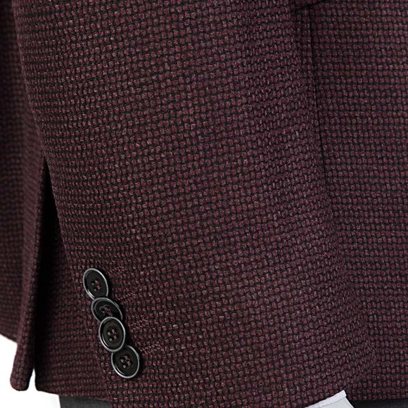 Unique TWEEN Burgundy Mix and Match Suit - Picture 4 of 5